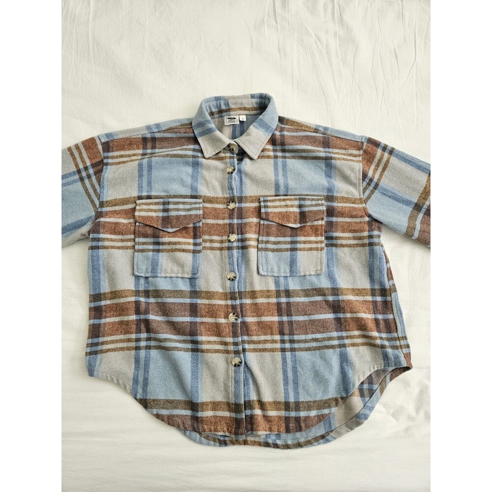 Ford Bronco Flannel Shirt - XL Official Licensed Plaid Graphic Back Button Up